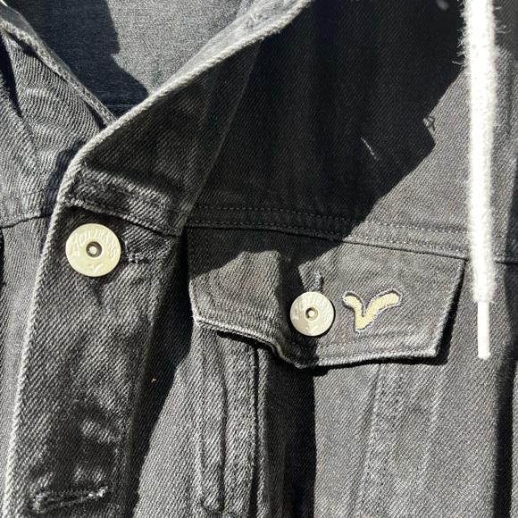 Von Jeans Hooded Jean Jacket - Picture 4 of 6